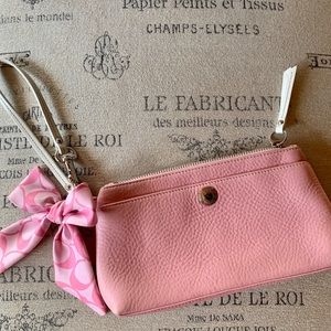 Pink Coach Wristlet